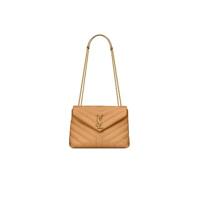 YSL LOULOU SMALL IN QUILTED LEATHER 494699DV7272357 (23*17*9cm)